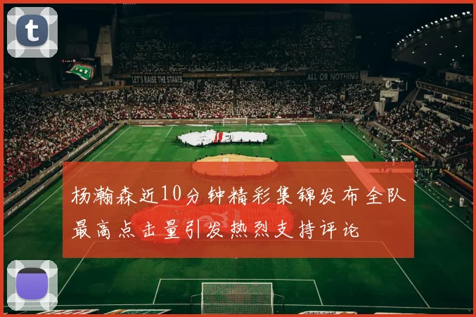 杨瀚森近10分钟精彩集锦发布全队最高点击量引发热烈支持评论